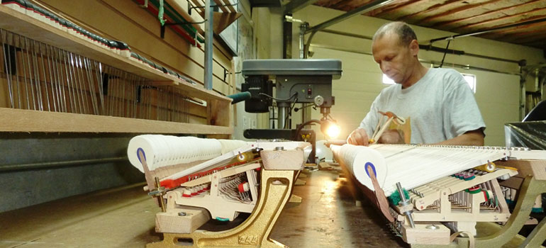 Piano action replacement and restoration